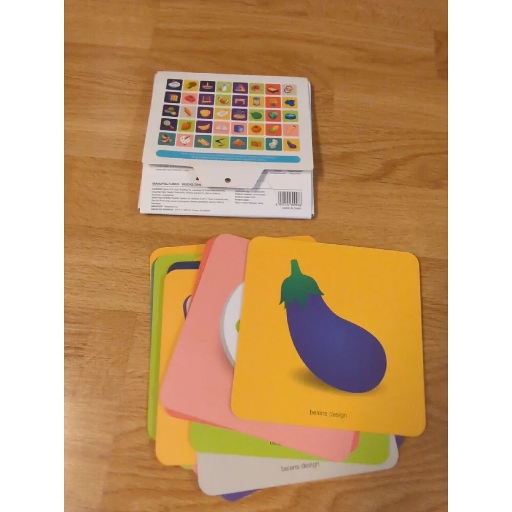 Beiens Visual Stimulus Cards Black And White And Multicolored Cards Lot Of 3